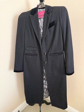 Betsey Johnson Tuxedo Coat